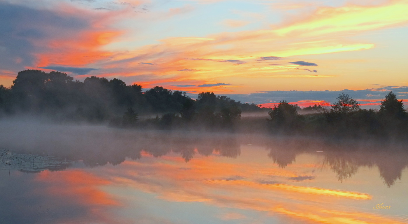 После заката.