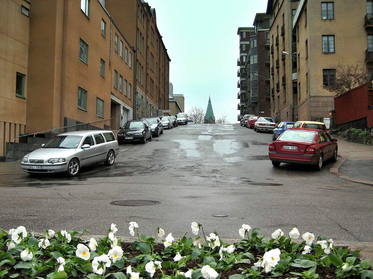 На улице в Стокгольме