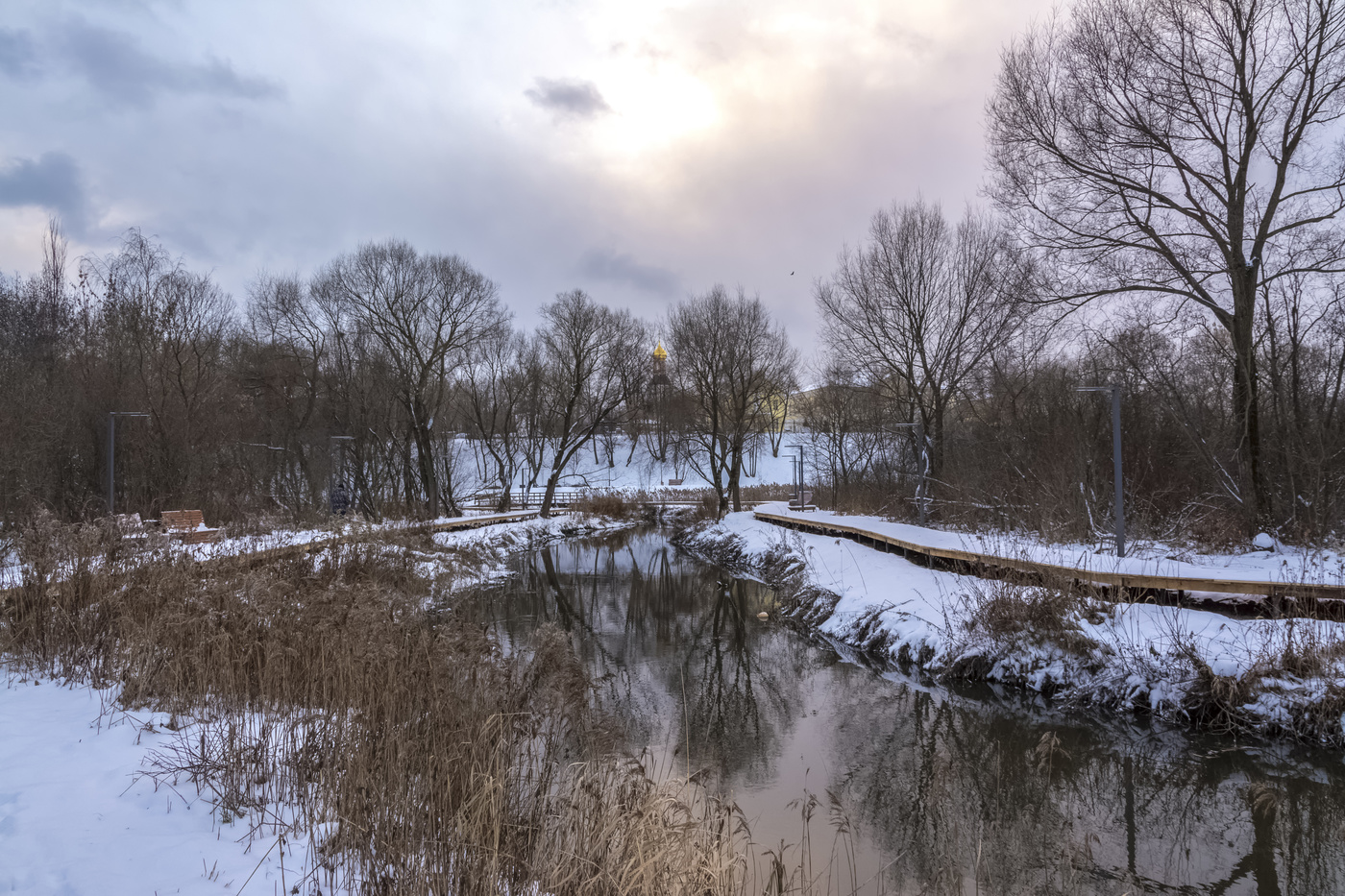 зимние картинки (Яуза)