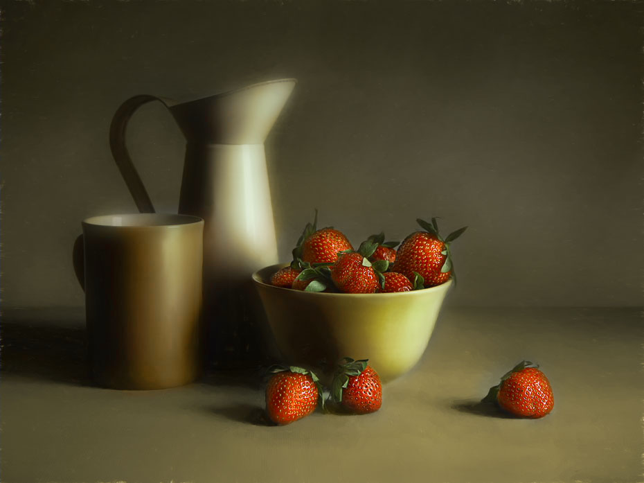 вот и клубника созрела