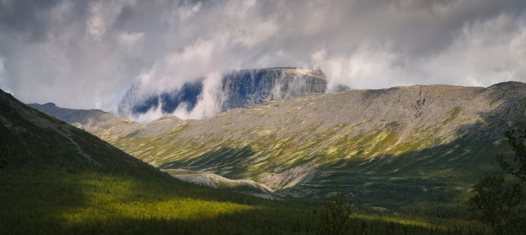 Кряжи за оленьей долиной...