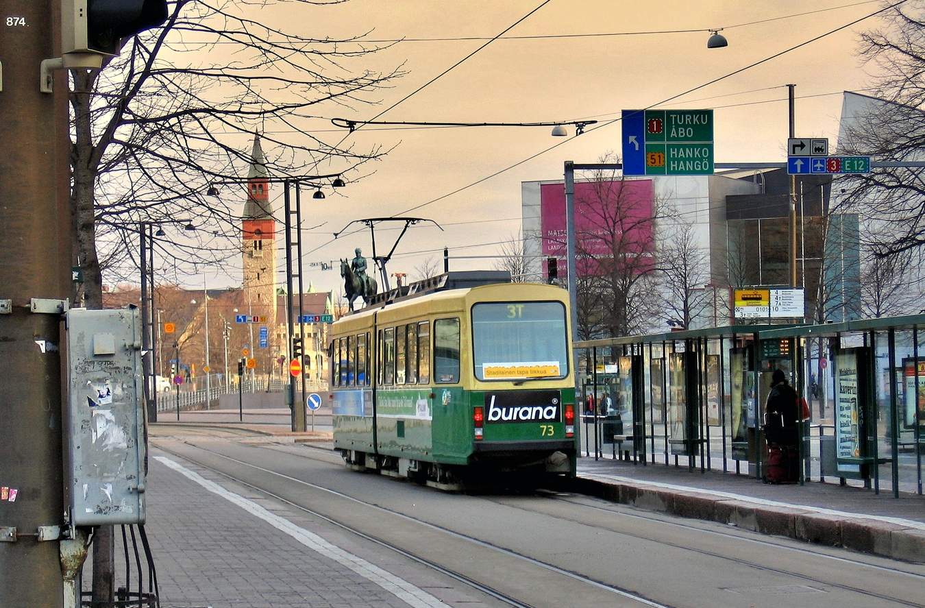 На улицах Хельсинки