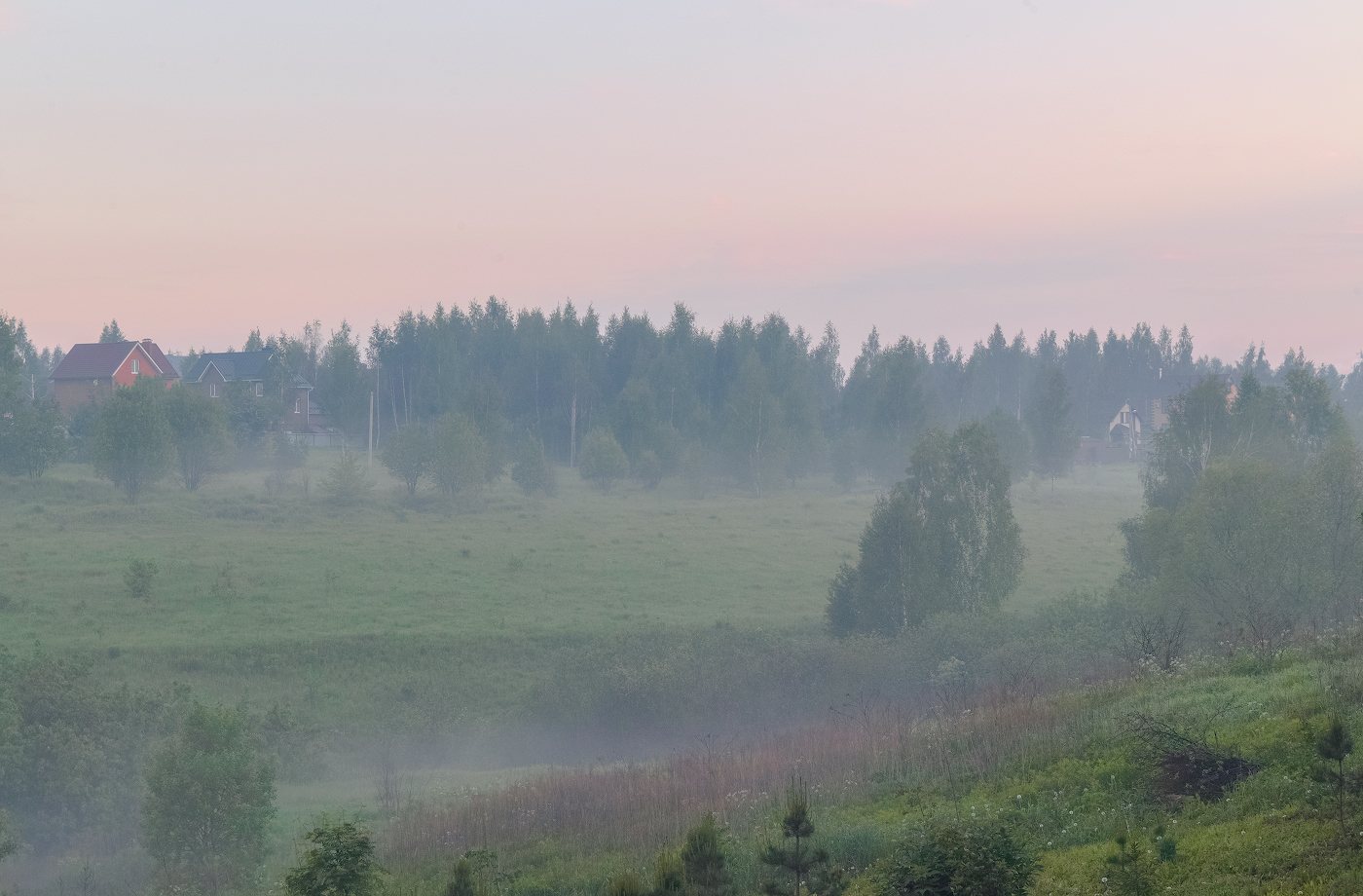 В туманной дымке