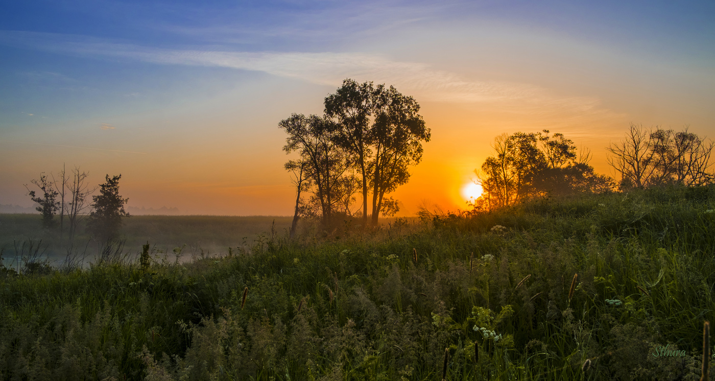 У озера Омут.