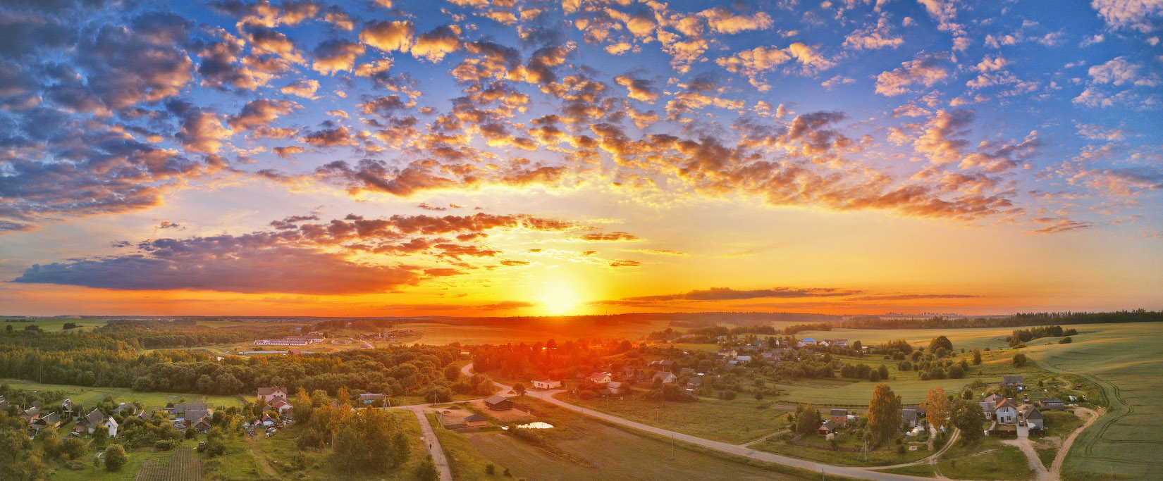 Сельский закат