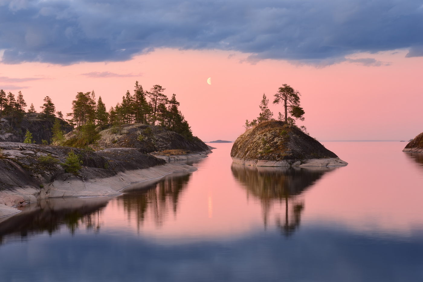 Лунная Ладожская ночь...