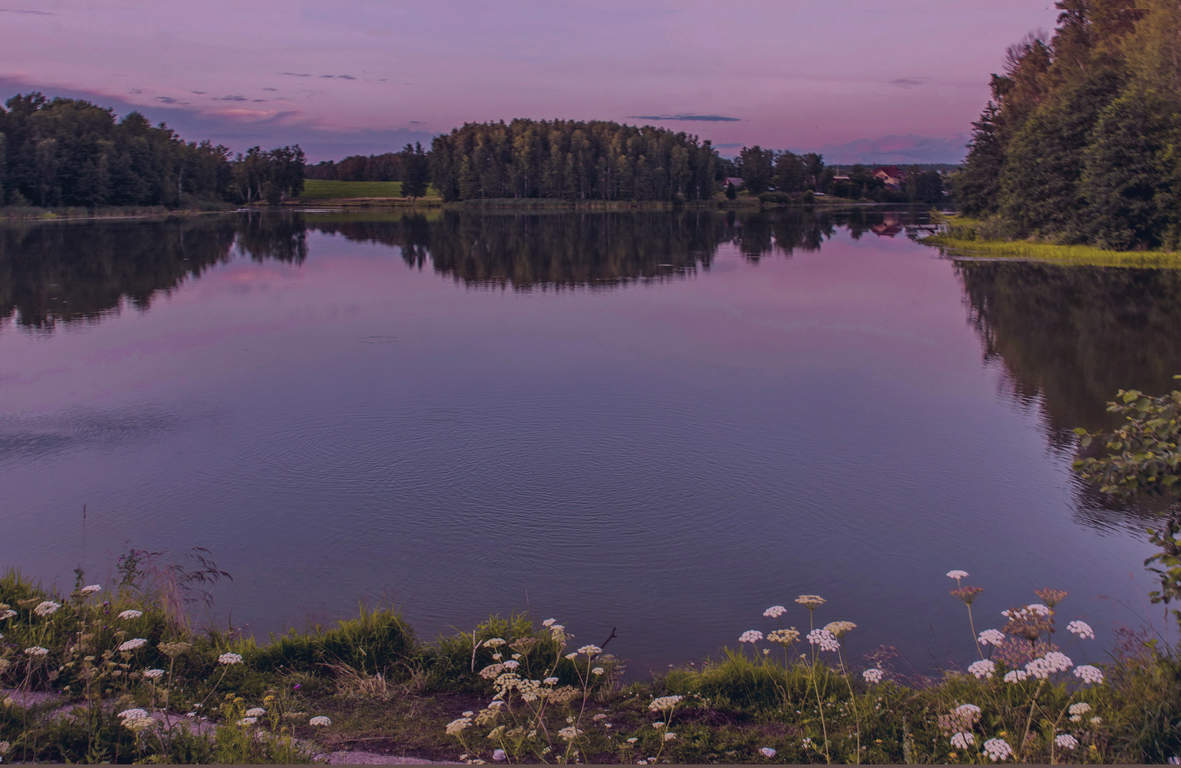 "Выткался на озере алый свет зари.."
