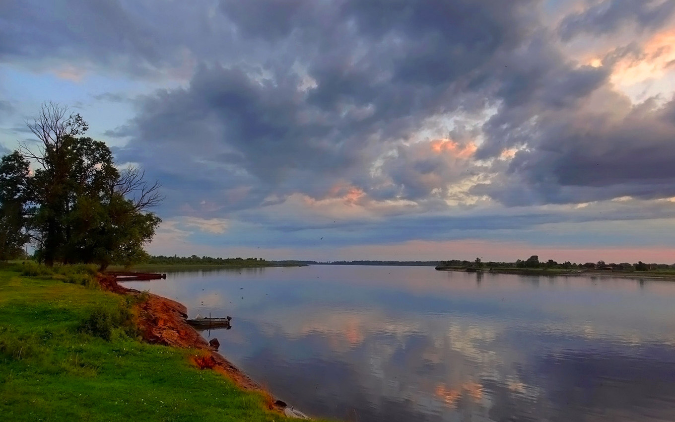 Летний вечер на Оби.