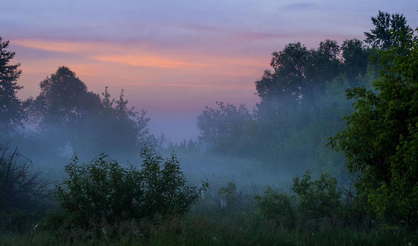 Утренний пейзаж.