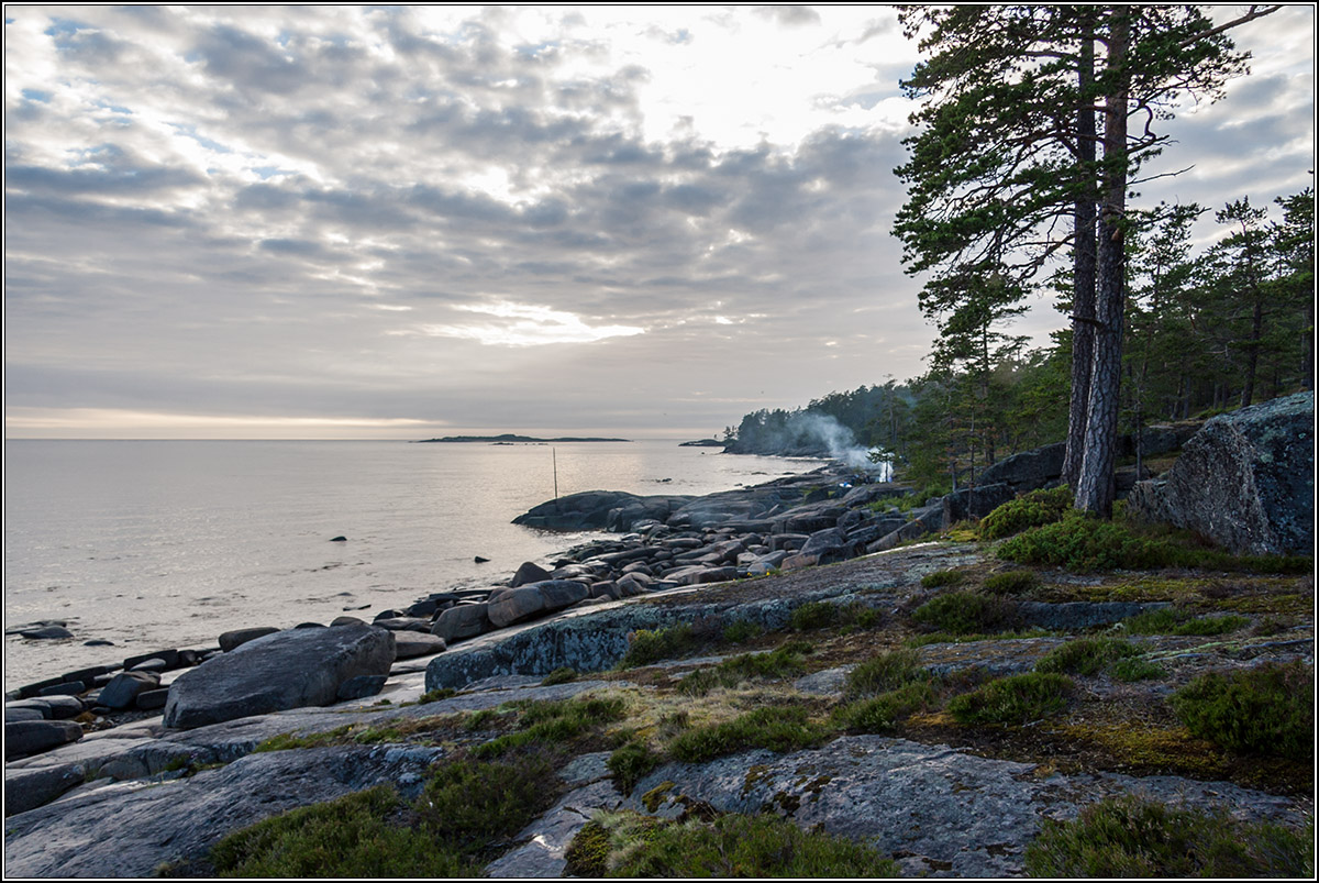 Белая ночь на Белом море.