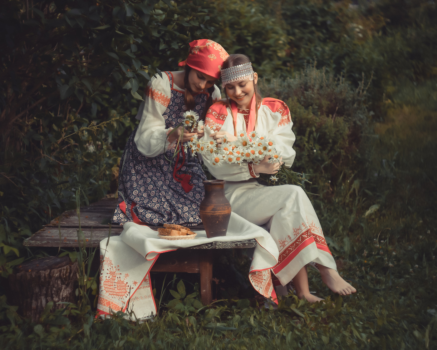 гадание на ромашках