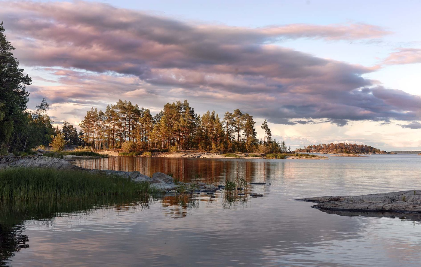 Розовые облака...