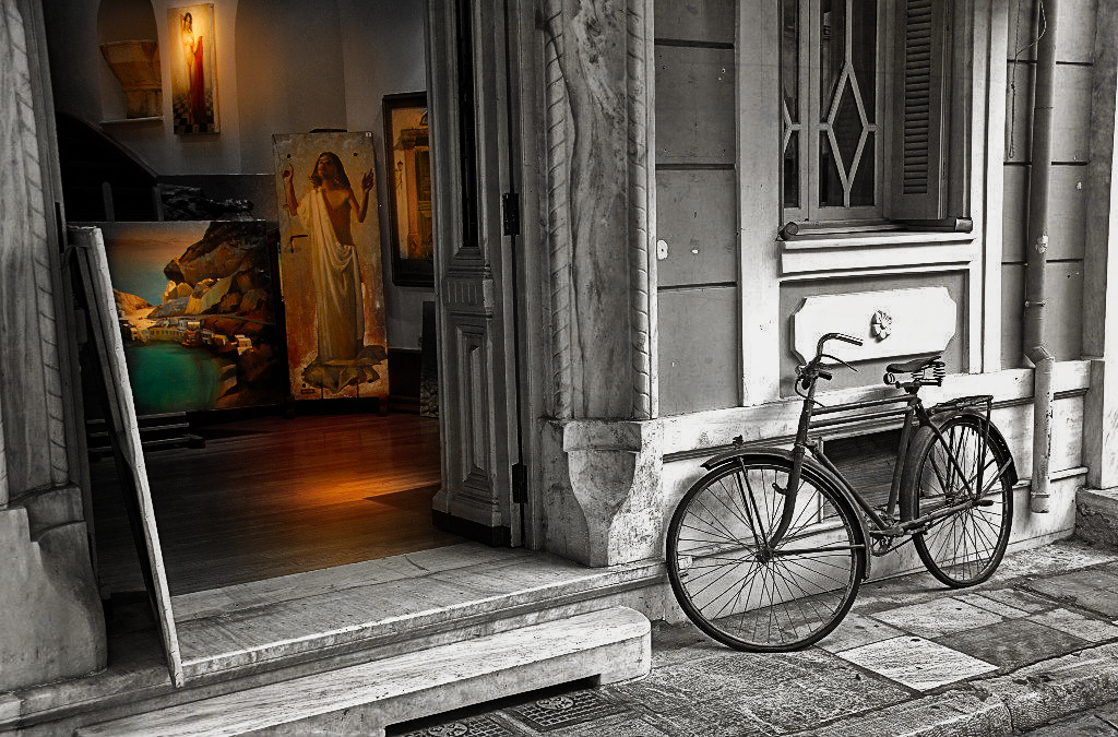 В мастерской у художника..