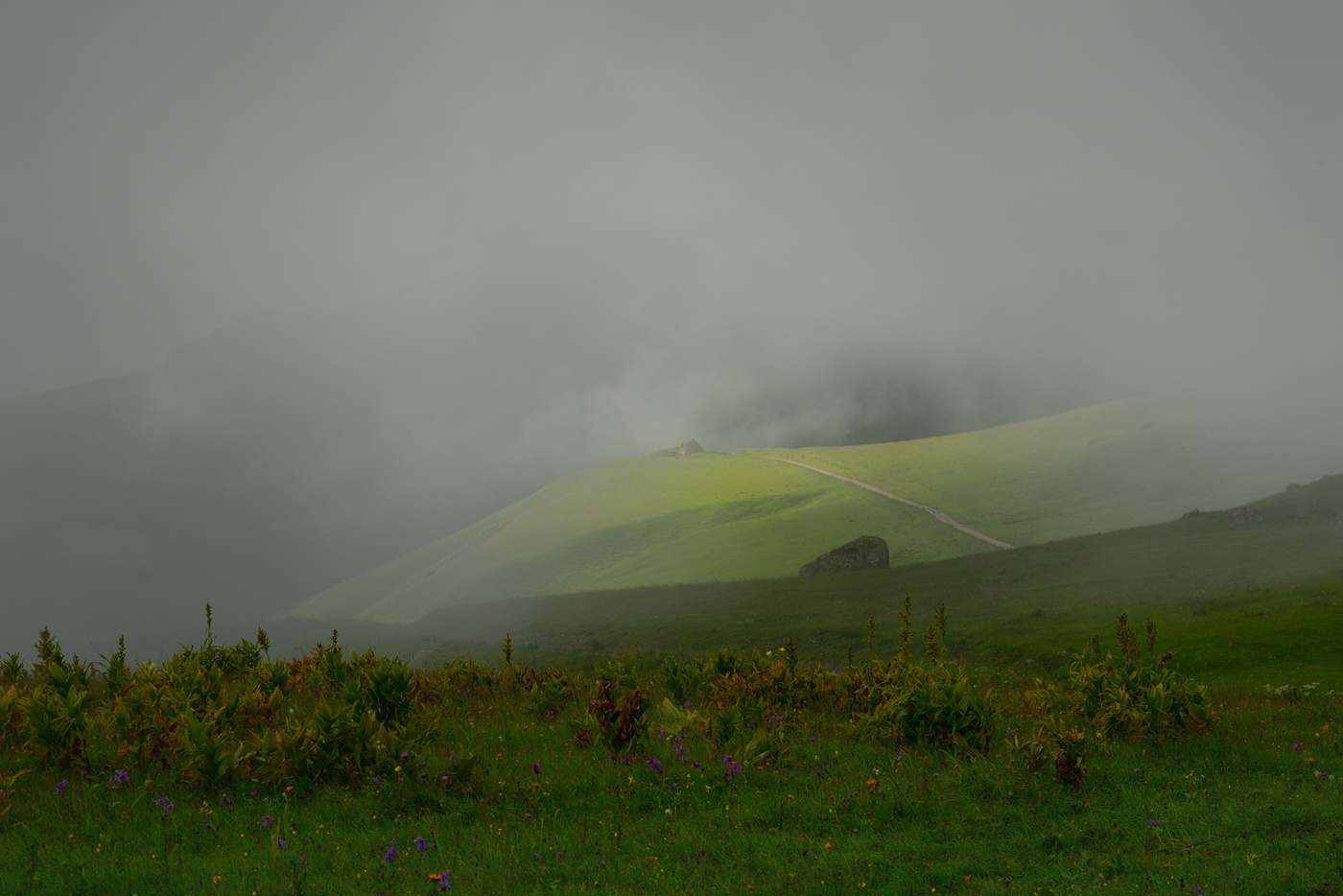На перевале