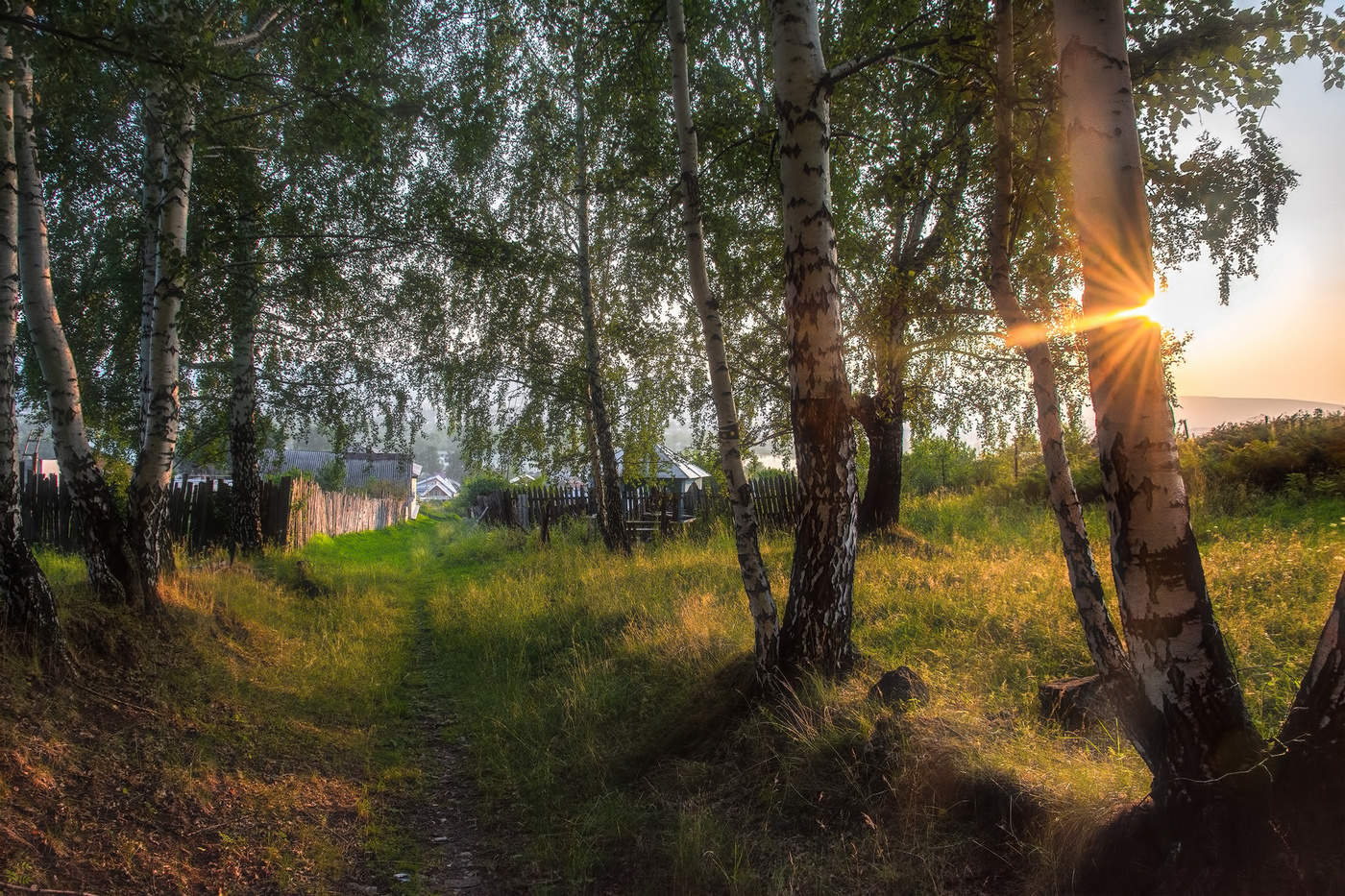 Тропа в поселок