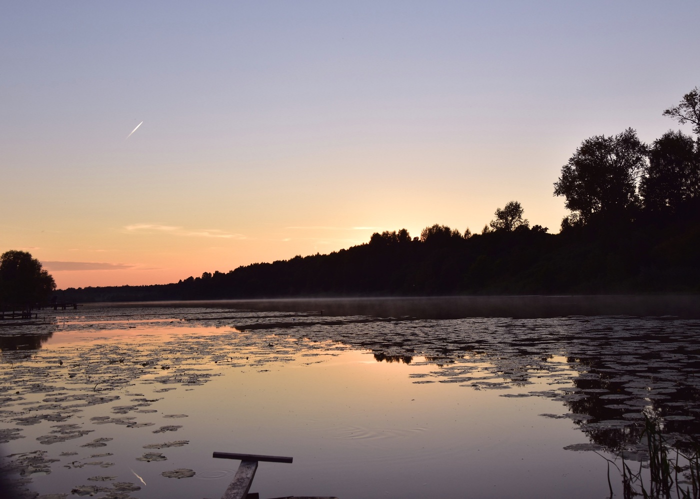 Еле слышным послевкусием заката...