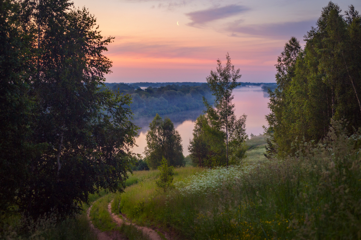 Спускаясь к Клязьме
