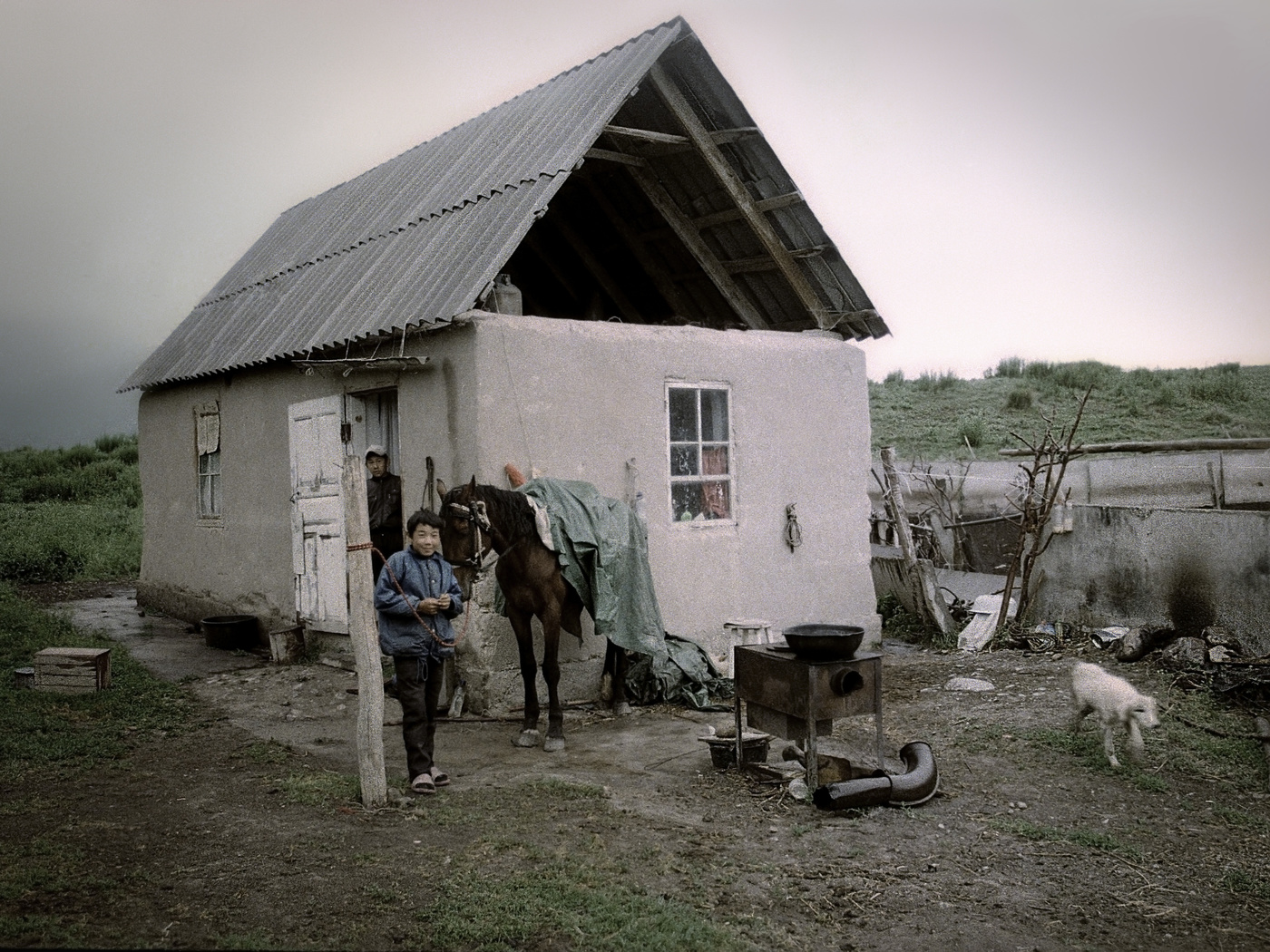 Жители горного Кыргызстана