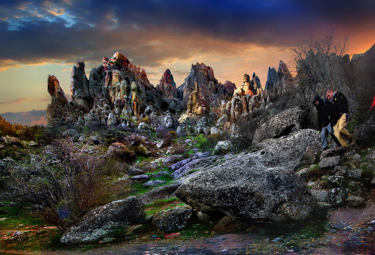 На туманном Демерджи...