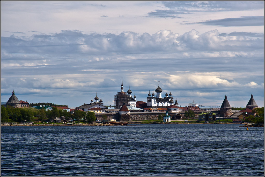 Приближаясь к Соловкам.