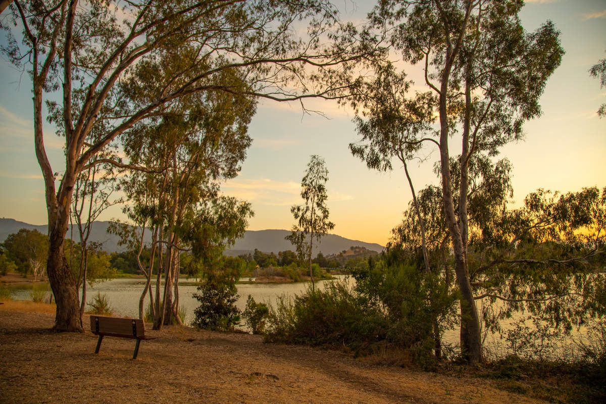 Пейзаж с озером