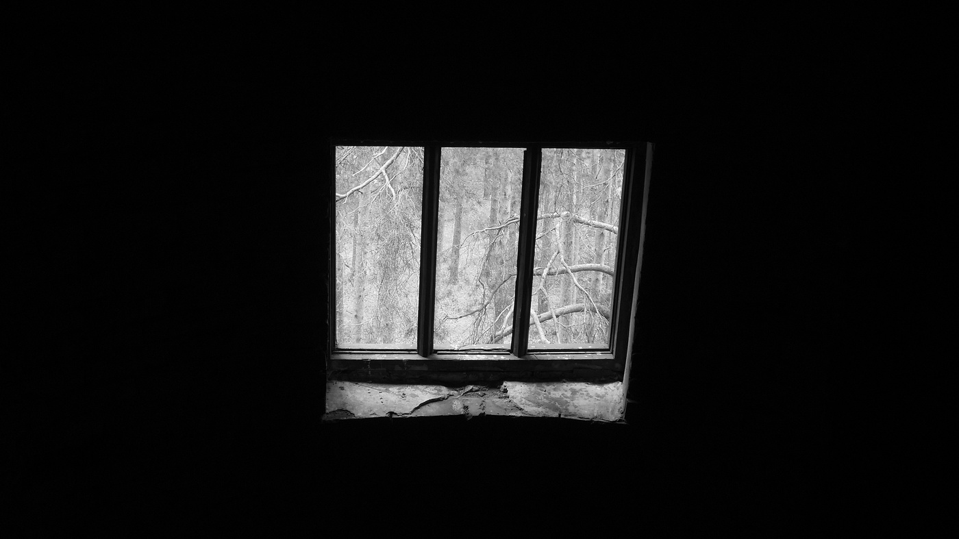 Пейзаж за окном.