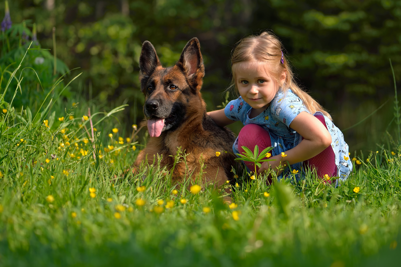 с любимой собакой