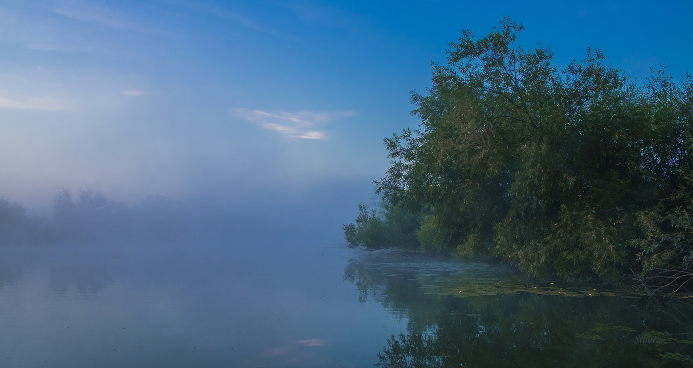 Озеро... Утро.