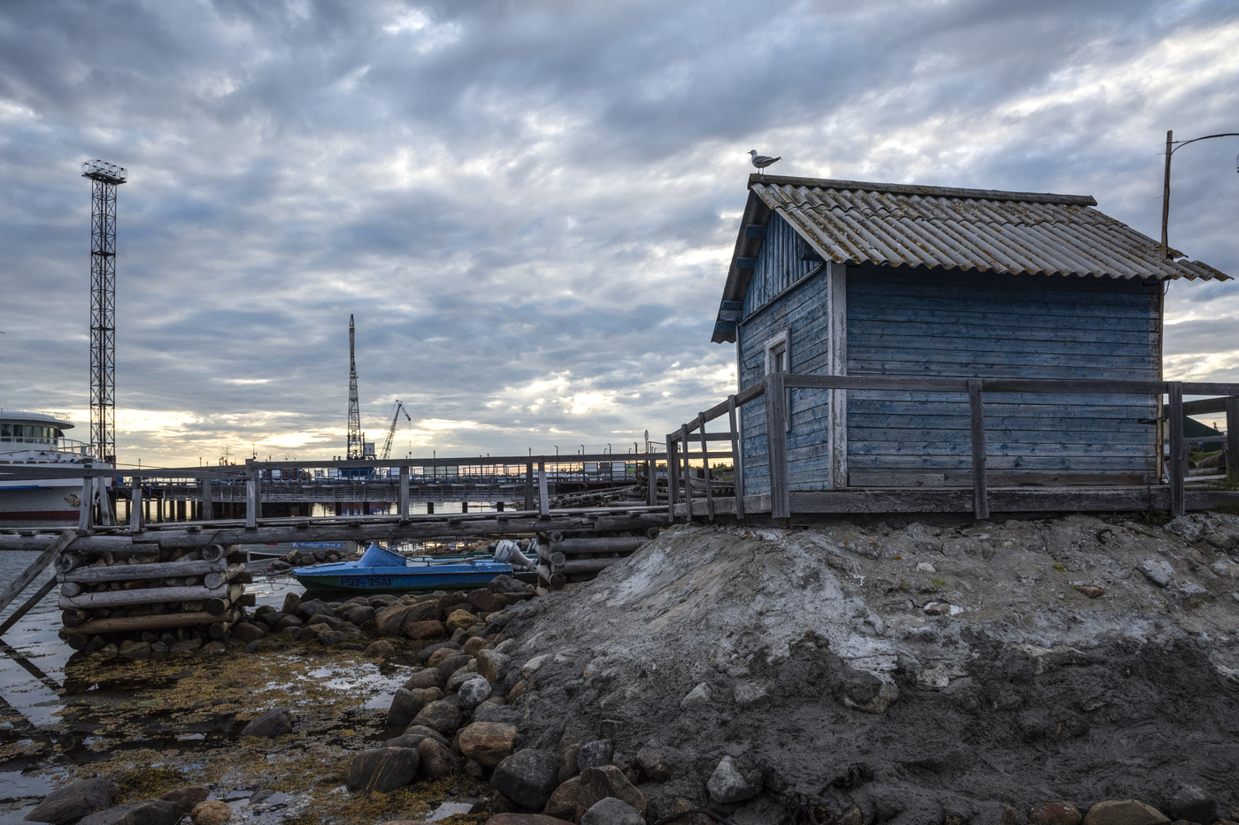 Белые ночи Белого моря (отлив)