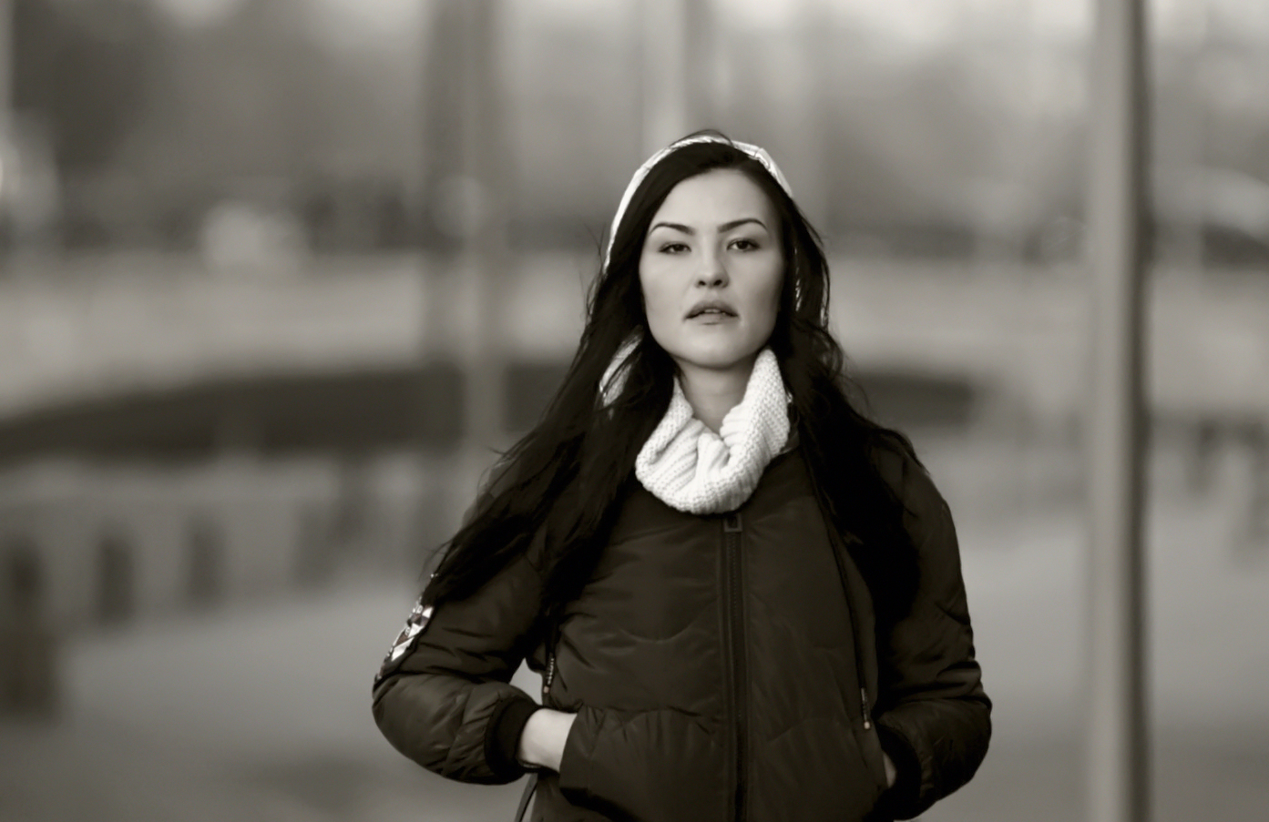 Schwarzweiss-Portrait