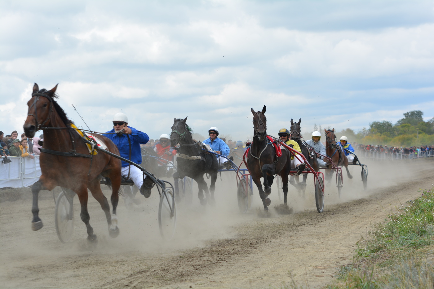 Рысистые бега.