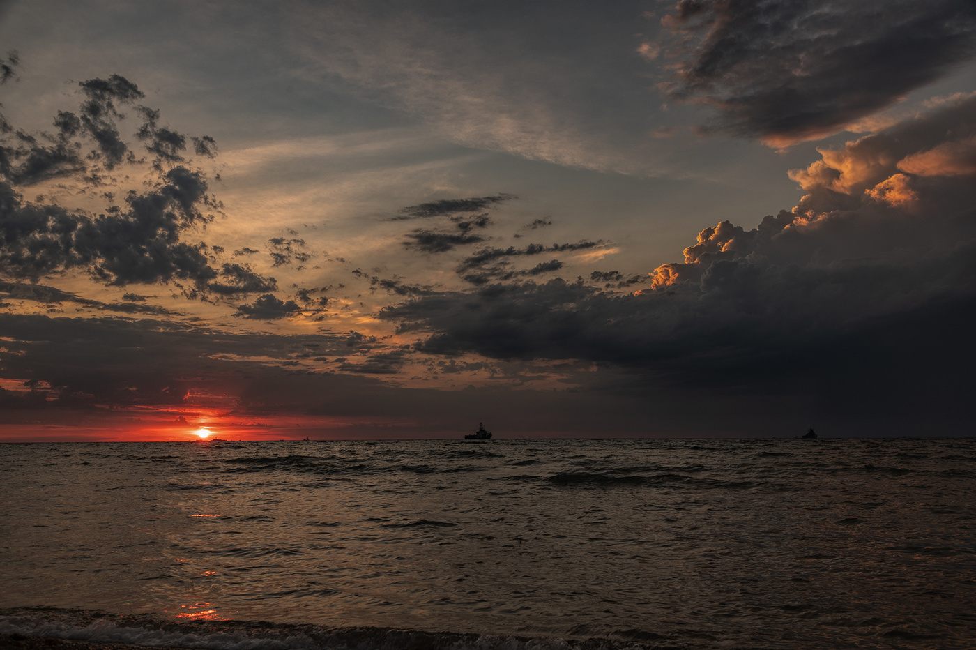 закат в Севастопольской бухте