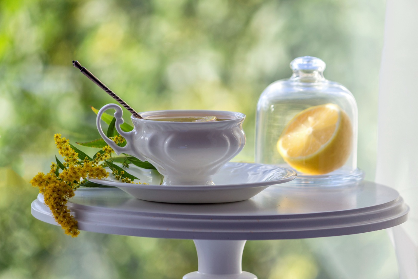 Чай с лимоном
