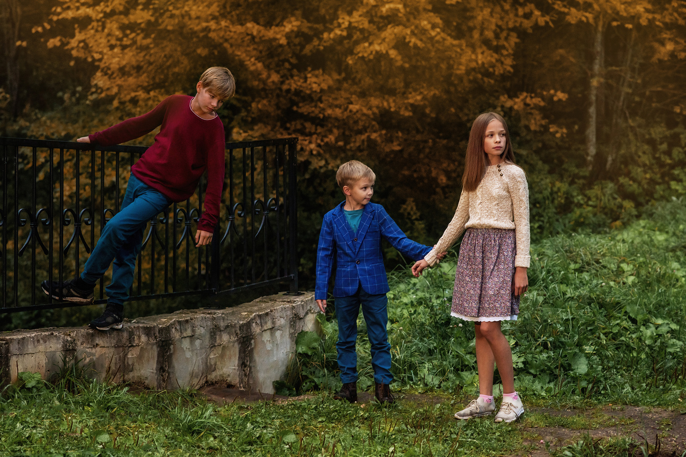 На руинах усадебного парка