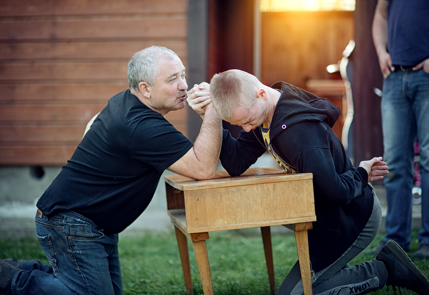 Нормальная ситуация. Дед и внук)