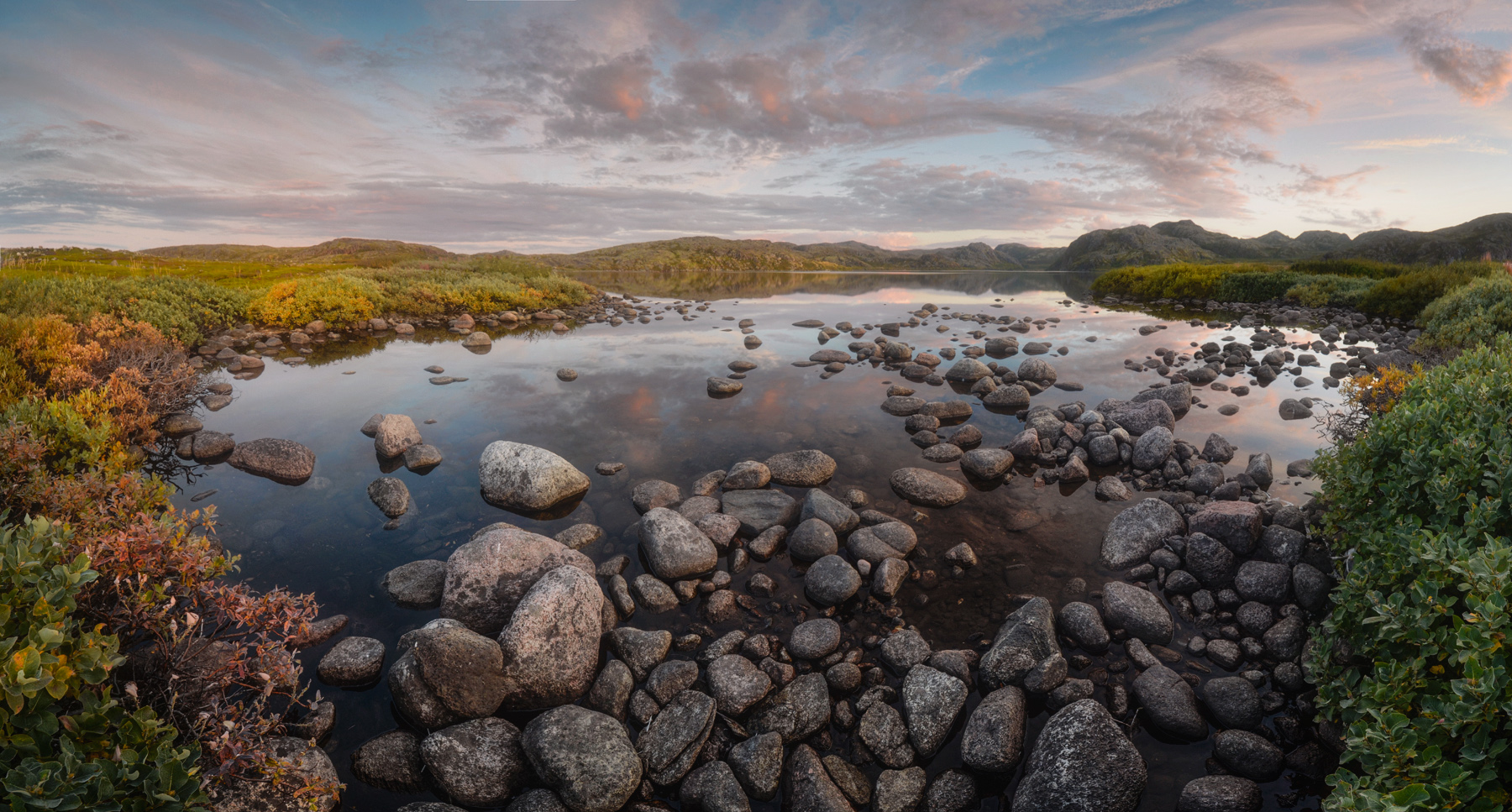 Вечер на Секретарском озере