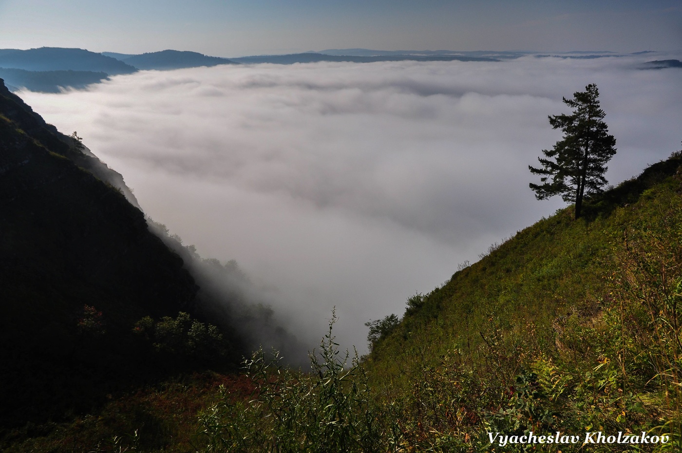 Подкатунские утёсы в августе