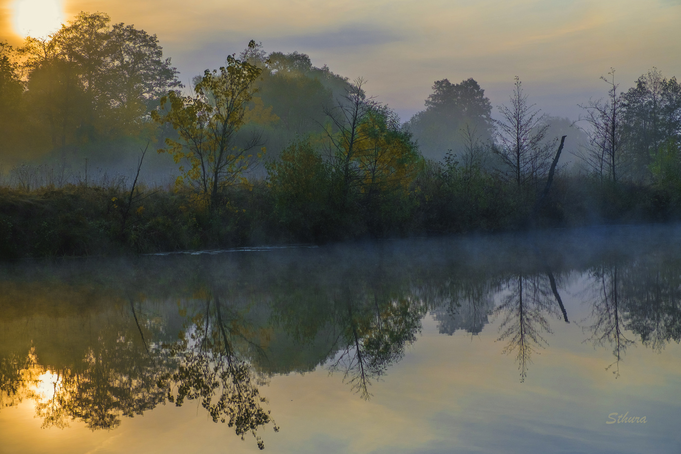 Осенний рассвет.