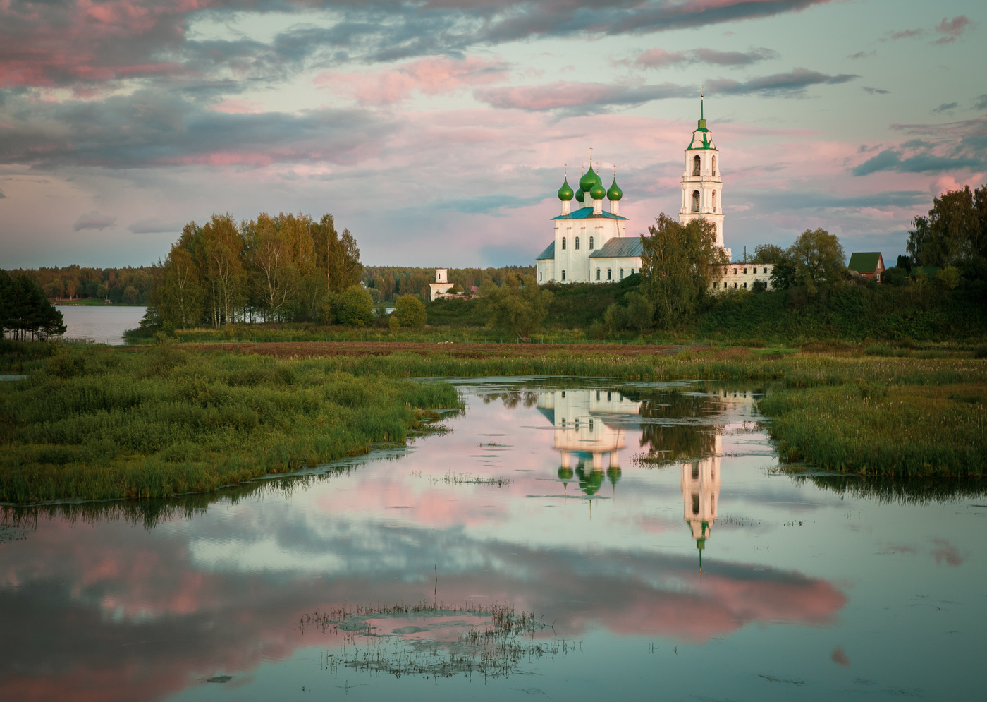 На закате...