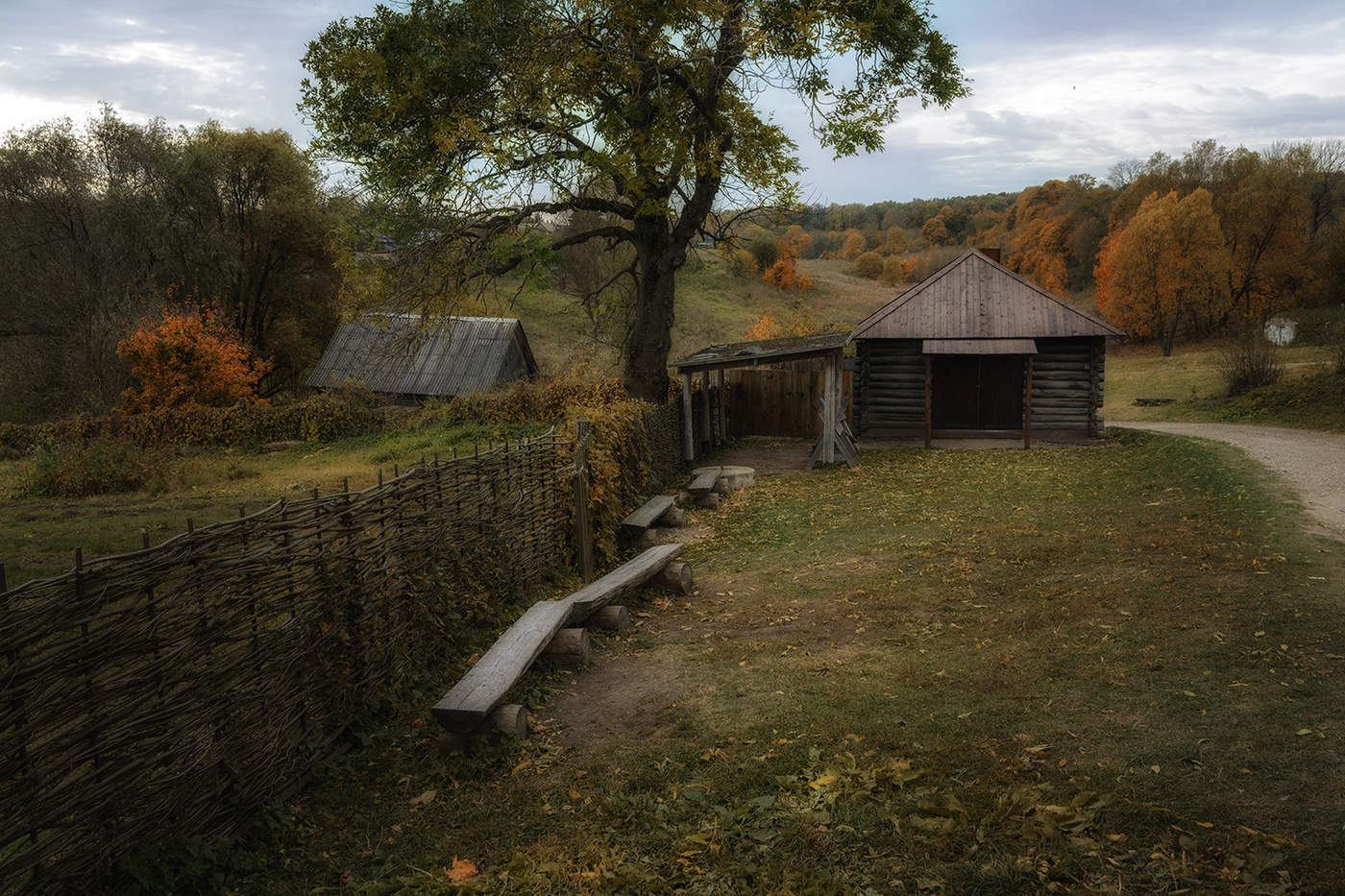 Сельский пейзаж.