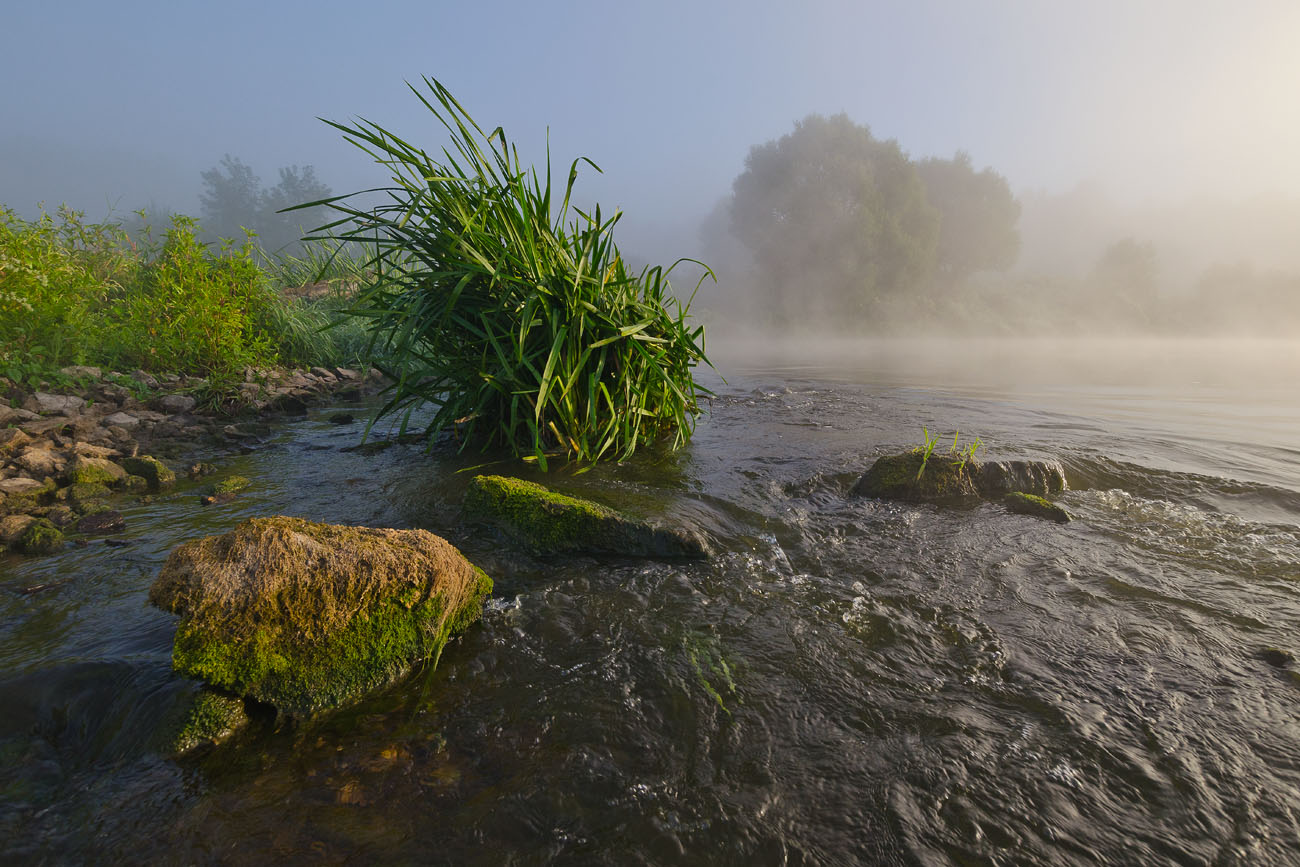 Речной перекат в Якшино