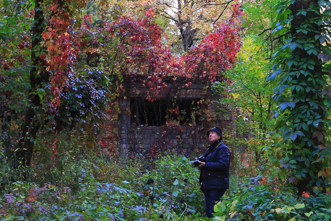 В джунглях Ботанического сада.