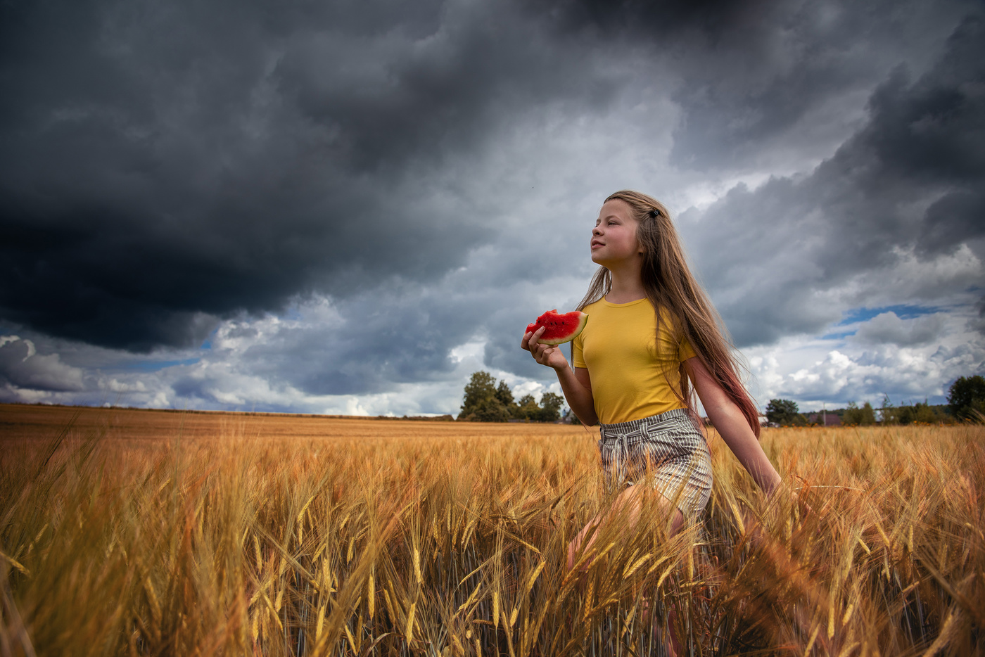 Август. Арбуз. Юлиана