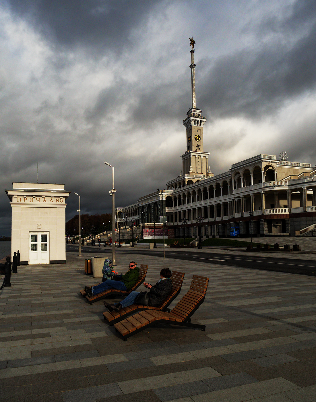 Речной вокзал. Осень
