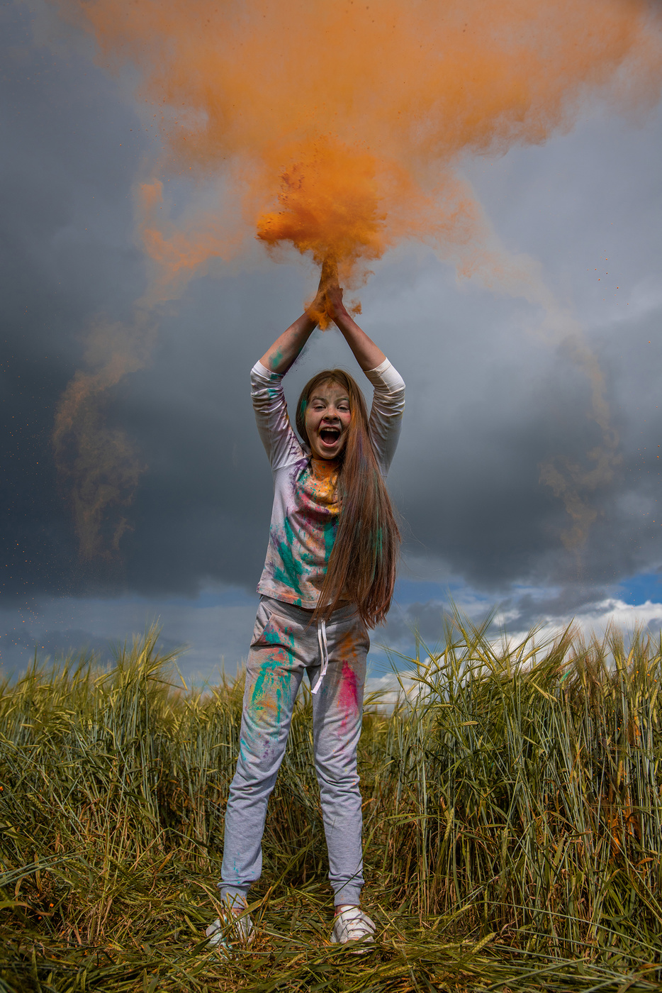 Оранжевое облако