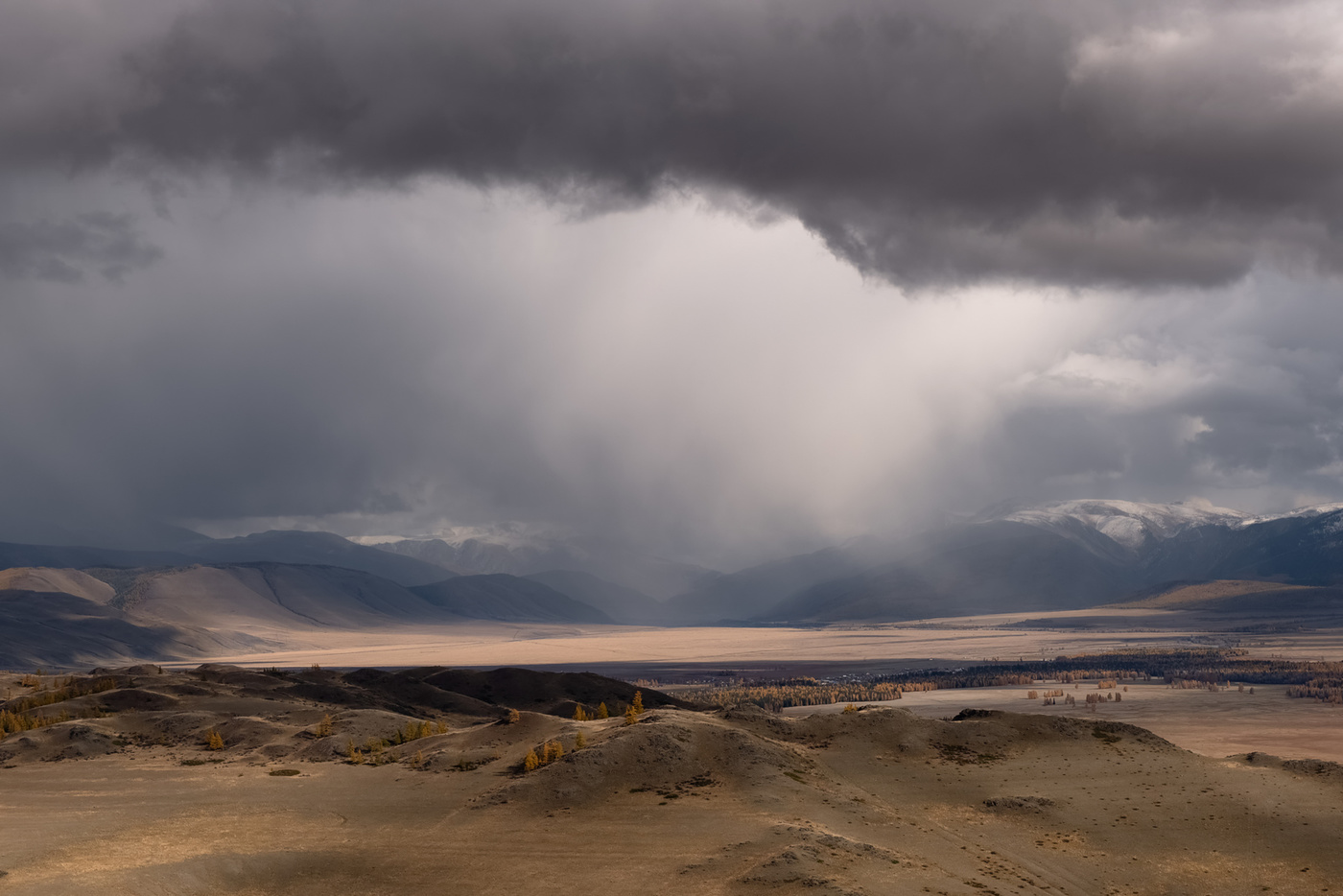 Занавес Курайской степи.