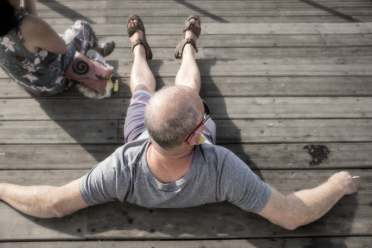 Lazing on the sunny afternoon