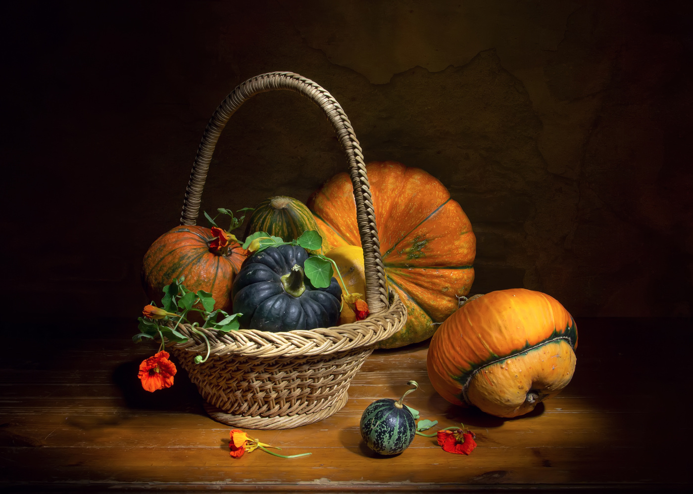 Тыквенное лукошко:)