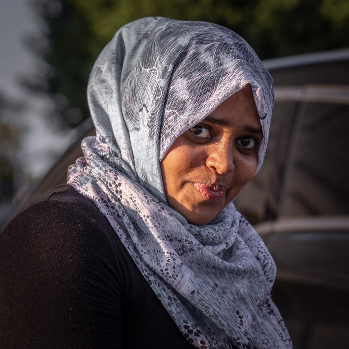 Приветливая мусульманка