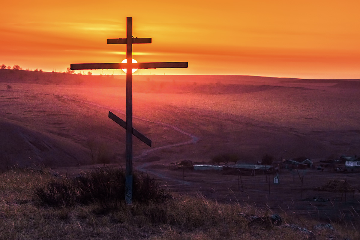 Восход над хутором Среднеговейным